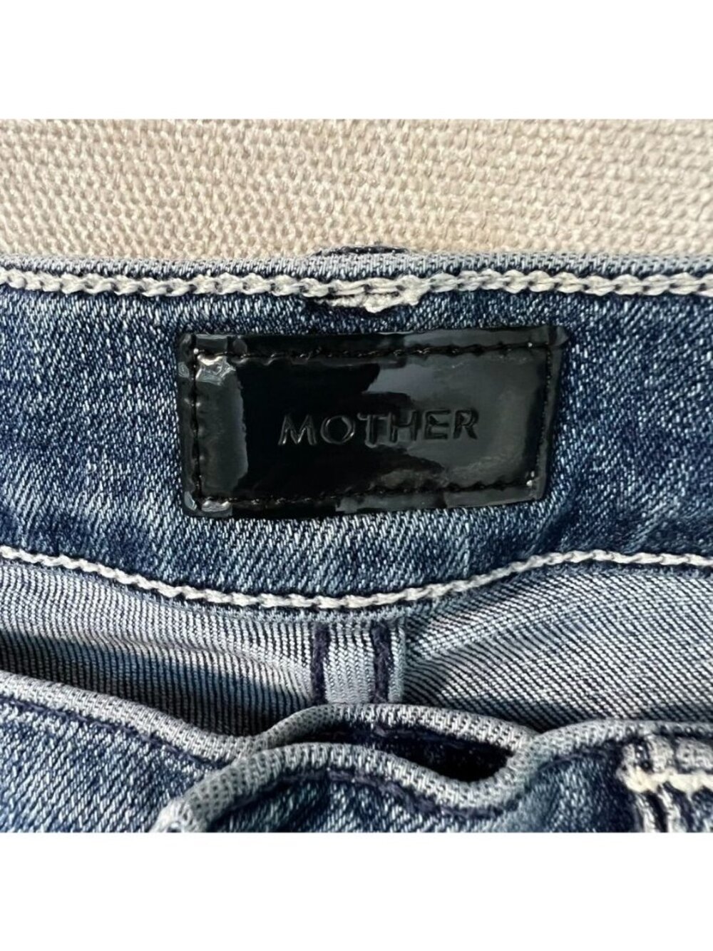 Mother Jeans Women's 27R Tripper Ankle Fray High-Rise Button Fly Raw Hem - Picture 14 of 16